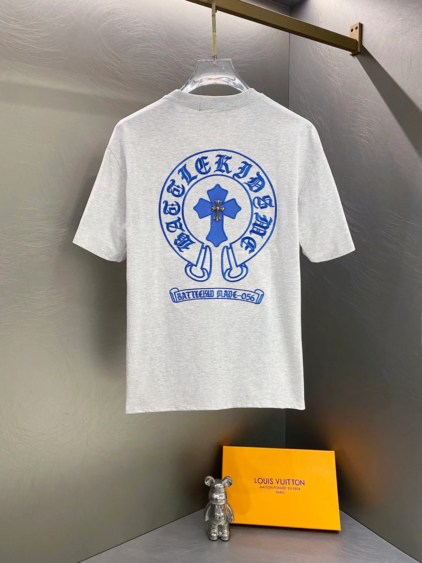 100 Chrome Hearts LA T ： g ， ， ，Breathable ， 。 Size：M L XL ：Black Gray White